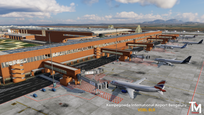 VOBL Bengaluru Kempegowda International Airport - X-Plane 12 screenshot