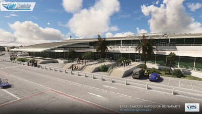 LFKJ Ajaccio Napoleon Bonaparte Airport - Microsoft Flight Simulator screenshot