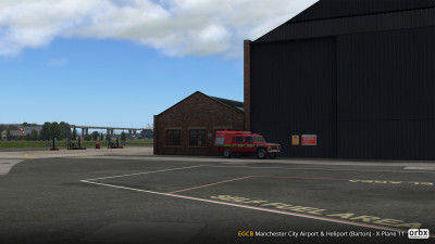 EGCB Manchester City Airport and Heliport (Barton) - X-Plane 11 screenshot