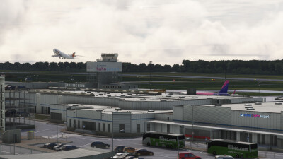 EDFH Frankfurt Hahn Airport - Microsoft Flight Simulator screenshot