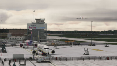 EDFH Frankfurt Hahn Airport - Microsoft Flight Simulator screenshot