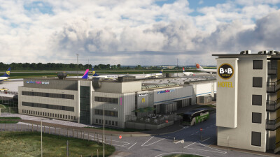 EDFH Frankfurt Hahn Airport - Microsoft Flight Simulator screenshot