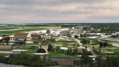 EDFH Frankfurt Hahn Airport - Microsoft Flight Simulator screenshot
