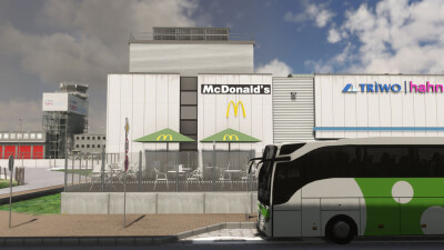 EDFH Frankfurt Hahn Airport - Microsoft Flight Simulator screenshot