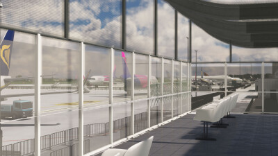 EDFH Frankfurt Hahn Airport - Microsoft Flight Simulator screenshot