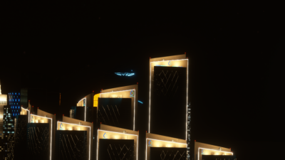 Tuwaiq Qatar Landmarks - Microsoft Flight Simulator screenshot