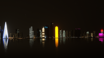 Tuwaiq Qatar Landmarks - Microsoft Flight Simulator screenshot