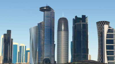 Tuwaiq Qatar Landmarks - Microsoft Flight Simulator screenshot