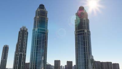 Tuwaiq Qatar Landmarks - Microsoft Flight Simulator screenshot