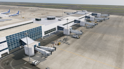 RJTT Tokyo Haneda Airport - X-Plane 12 screenshot
