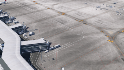 RJTT Tokyo Haneda Airport - X-Plane 12 screenshot
