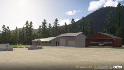 36S Happy Camp & River Strips Klamath River, CA - Microsoft Flight Simulator 2024 screenshot