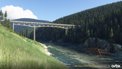 36S Happy Camp & River Strips Klamath River, CA - Microsoft Flight Simulator 2024 screenshot