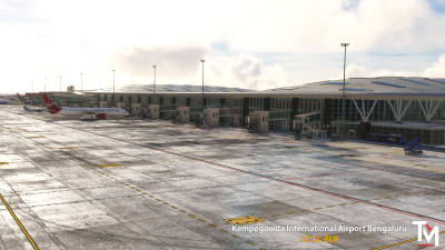 VOBL Kempegowda International Airport - Microsoft Flight Simulator screenshot