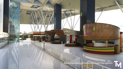 VOBL Kempegowda International Airport - Microsoft Flight Simulator screenshot