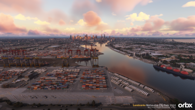 Landmarks Melbourne City Pack 2024 - Microsoft Flight Simulator 2024 screenshot