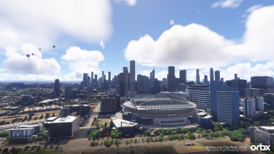 Landmarks Melbourne City Pack 2024 - Microsoft Flight Simulator 2024 screenshot