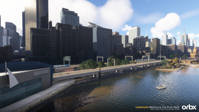 Landmarks Melbourne City Pack 2024 - Microsoft Flight Simulator 2024 screenshot