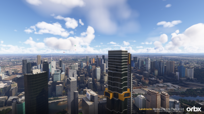Landmarks Melbourne City Pack 2024 - Microsoft Flight Simulator 2024 screenshot