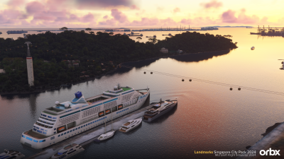 Landmarks Singapore City Pack 2024 - Microsoft Flight Simulator 2024 screenshot