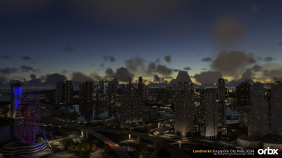 Landmarks Singapore City Pack 2024 - Microsoft Flight Simulator 2024 screenshot