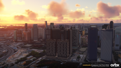 Landmarks Singapore City Pack 2024 - Microsoft Flight Simulator 2024 screenshot