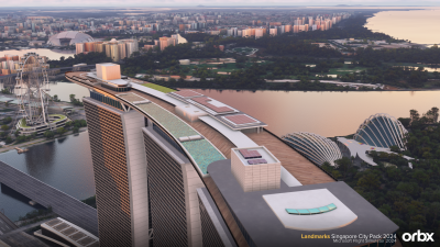 Landmarks Singapore City Pack 2024 - Microsoft Flight Simulator 2024 screenshot