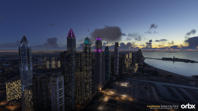 Landmarks Dubai City Pack - Microsoft Flight Simulator 2024 screenshot