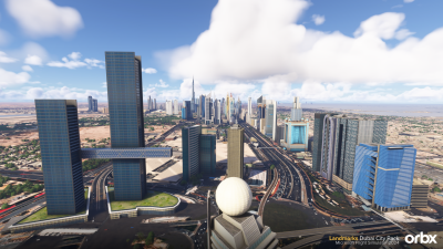 Landmarks Dubai City Pack - Microsoft Flight Simulator 2024 screenshot