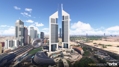 Landmarks Dubai City Pack - Microsoft Flight Simulator 2024 screenshot