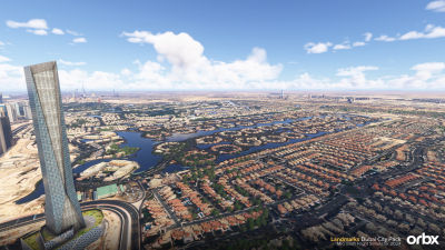 Landmarks Dubai City Pack - Microsoft Flight Simulator 2024 screenshot
