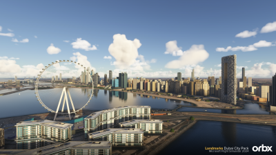 Landmarks Dubai City Pack - Microsoft Flight Simulator 2024 screenshot