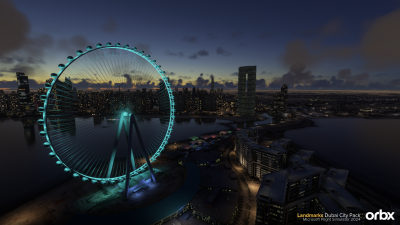 Landmarks Dubai City Pack - Microsoft Flight Simulator 2024 screenshot