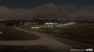 ENHF Hammerfest Airport - Microsoft Flight Simulator 2024 screenshot