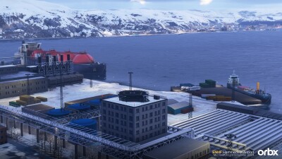ENHF Hammerfest Airport - Microsoft Flight Simulator 2024 screenshot