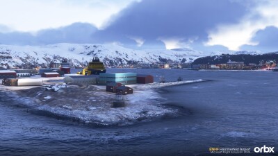 ENHF Hammerfest Airport - Microsoft Flight Simulator 2024 screenshot