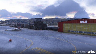 ENHF Hammerfest Airport - Microsoft Flight Simulator 2024 screenshot