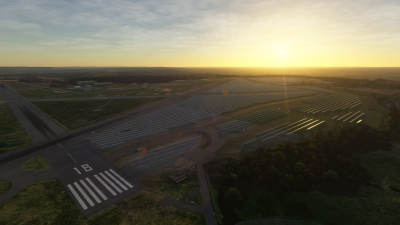 Burning Blue Design United Kingdom & Ireland Solar Farms - Microsoft Flight Simulator screenshot