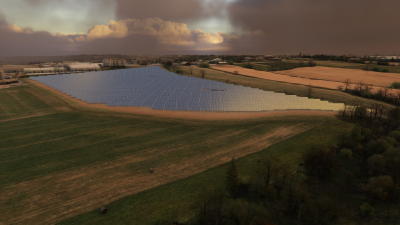 Burning Blue Design United Kingdom & Ireland Solar Farms - Microsoft Flight Simulator screenshot