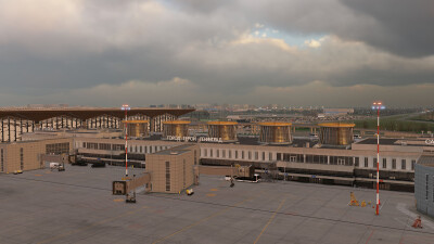 ULLI Saint-Petersburg Pulkovo Airport - X-Plane 12 screenshot