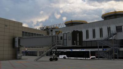 ULLI Saint-Petersburg Pulkovo Airport - X-Plane 12 screenshot