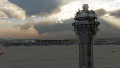 ULLI Saint-Petersburg Pulkovo Airport - X-Plane 12 screenshot