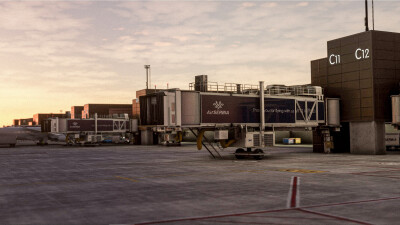 LYBE Nikola Tesla International Airport - Microsoft Flight Simulator 2024 screenshot