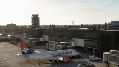 LYBE Nikola Tesla International Airport - Microsoft Flight Simulator 2024 screenshot