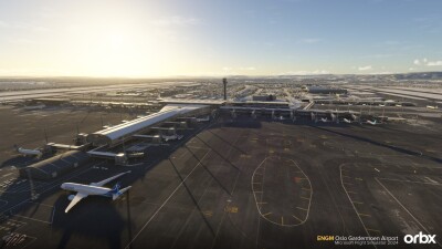 ENGM Oslo Gardermoen Airport - Microsoft Flight Simulator 2024 screenshot