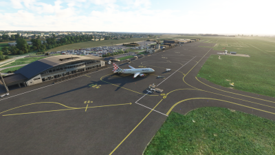 LFRK Caen Carpiquet Airport - Microsoft Flight Simulator screenshot
