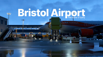 EGGD Bristol Airport - Microsoft Flight Simulator 2024 screenshot