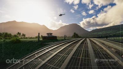 Jurassic World Archipelago - Microsoft Flight Simulator screenshot