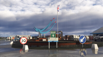 EGBO Wolverhampton Halfpenny Green Airport - Microsoft Flight Simulator screenshot