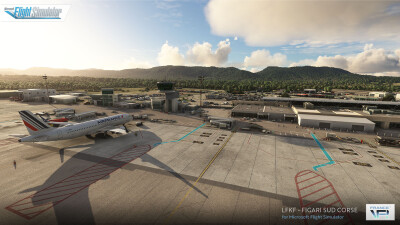 LFKF Figari-Sud Corse Airport - Microsoft Flight Simulator screenshot